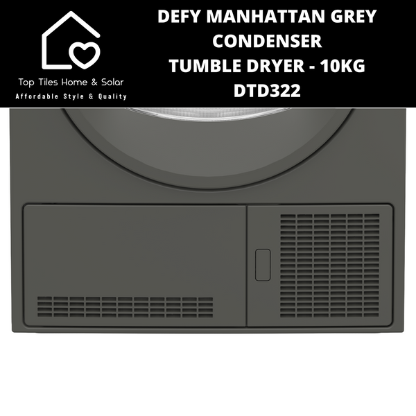 Defy Manhattan Grey Condenser Tumble Dryer - 10kg DTD322