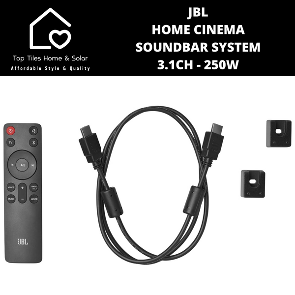JBL Home Cinema Soundbar System 3.1CH - 250W