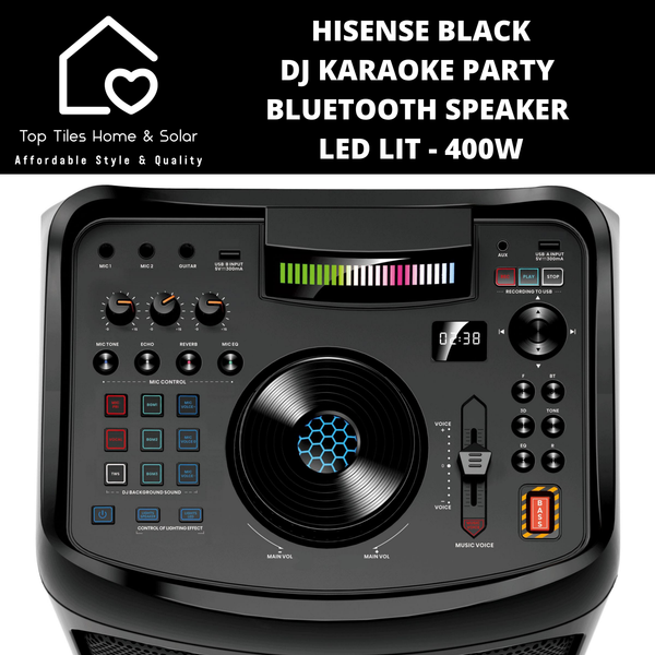 Hisense DJ Karaoke Party Bluetooth Speaker LED Lighting - 400W