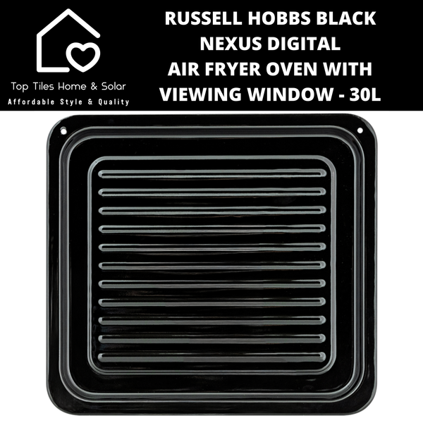 Russell Hobbs Black Nexus Digital Air Fryer Oven with Viewing Window - 30L
