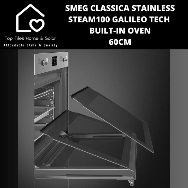 Smeg Classica Stainless Steam100 Galileo Tech Built-in Oven – 60cm