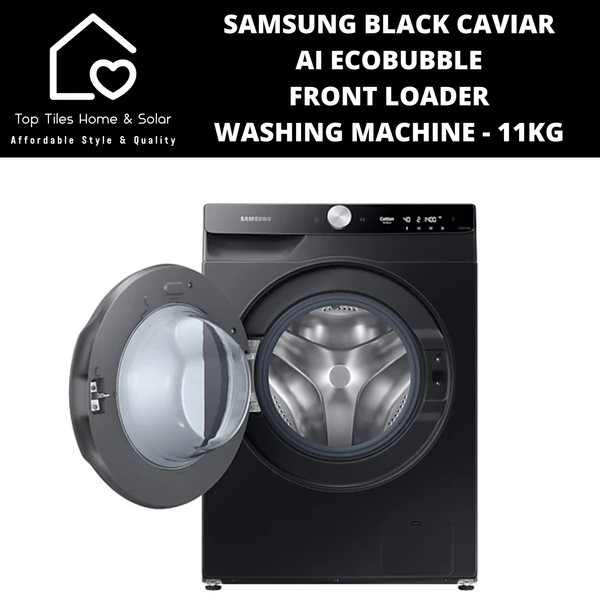 Samsung Black Caviar AI EcoBubble Front Loader Washing Machine - 11kg