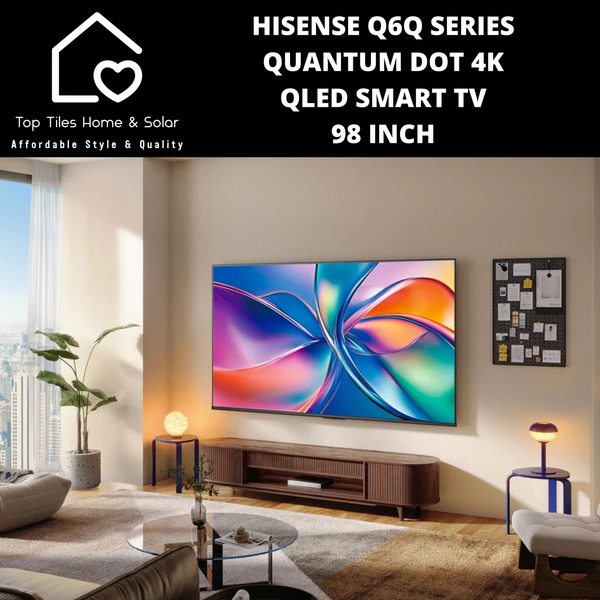 Hisense Q6Q Series Quantum Dot 4K QLED Smart TV - 98 Inch 2025 MODEL