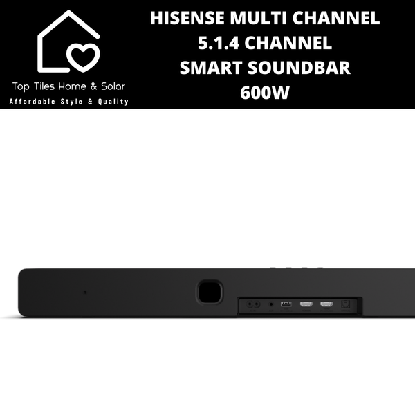 Hisense Multi Channel 5.1.4 Channel Smart Soundbar - 600W