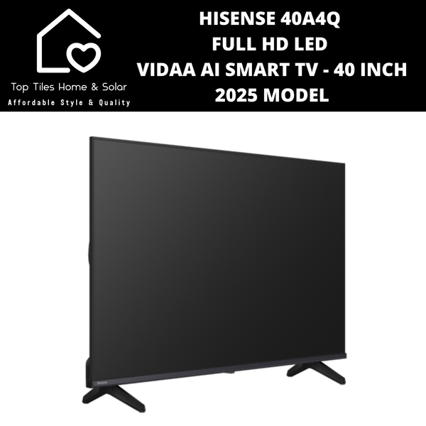 Hisense 40A4Q Full HD LED Vidaa Smart TV - 40 Inch