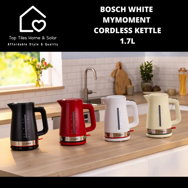 Bosch White MyMoment Cordless Kettle - 1.7L