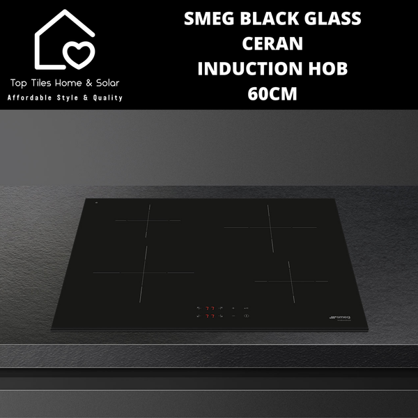 Smeg Black Glass Ceran Induction Hob - 60cm