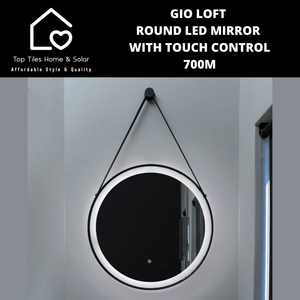 Gio Loft Round LED Mirror with Touch Control - 700m