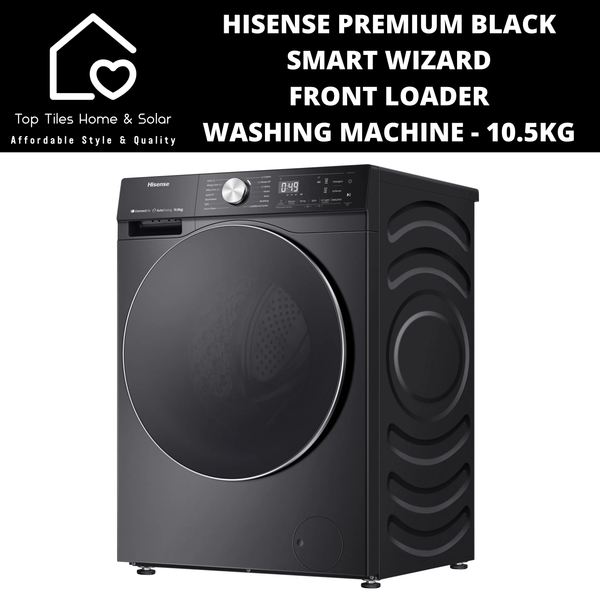Hisense Premium Black Smart Front Loader Washing Machine - 10.5kg