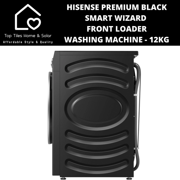 Hisense Premium Black Smart Front Loader Washing Machine - 12kg