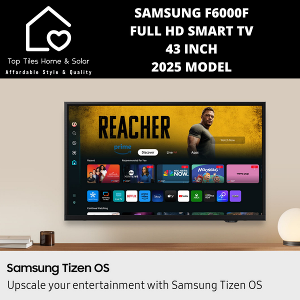 Samsung F6000F Full HD Smart TV - 43 Inch 2025 MODEL