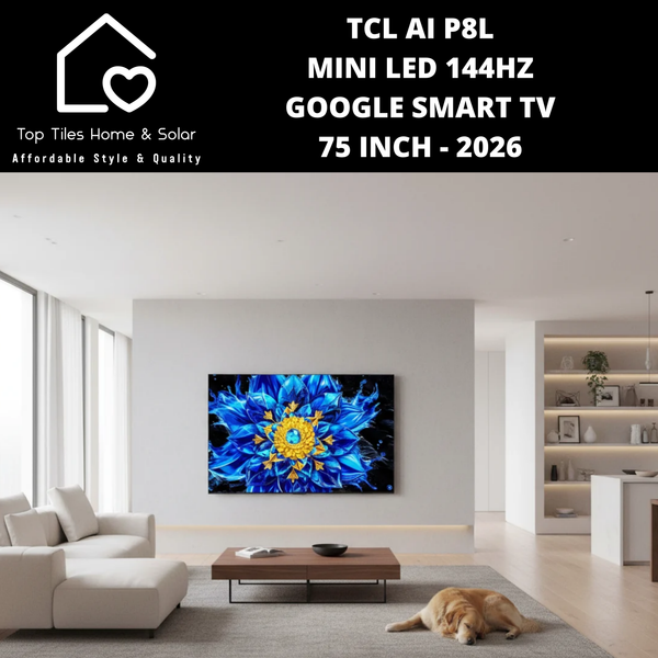 TCL AI P8L Mini LED 144Hz Google Smart TV - 75 Inch
