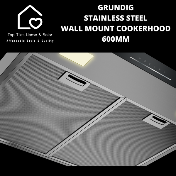 Grundig Stainless Steel Wall Mount Cookerhood - 600mm
