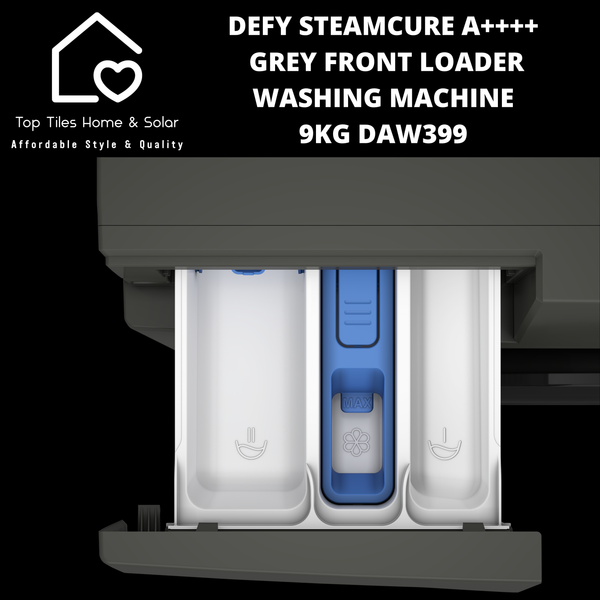 Defy SteamCure A+++ Grey Front Loader Washing Machine - 9kg DAW399