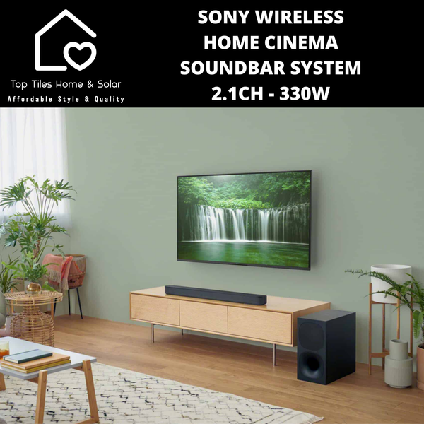 Sony Wireless Home Cinema Soundbar System 2.1CH - 330W