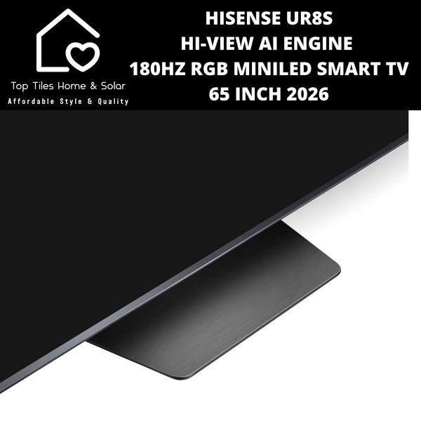 Hisense UR8S Hi-View AI Engine 180Hz RGB MiniLED Smart TV - 65 Inch 2026