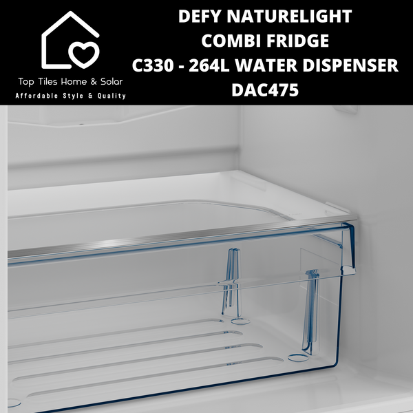 Defy Naturelight Combi Fridge C330 - 264L Water Dispenser DAC475
