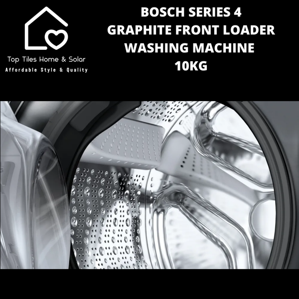 Bosch Series 4 - Graphite Front Loader Washing Machine - 10kg