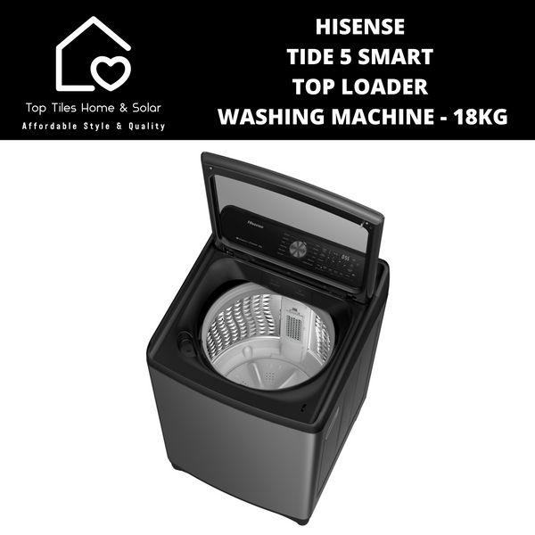 Hisense Tide 5 Smart Top Loader Washing Machine - 18kg