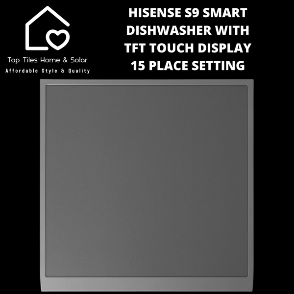 Hisense S9 Smart Dishwasher with TFT Touch Display - 15 Place Setting