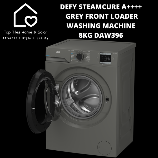 Defy SteamCure A+++ Grey Front Loader Washing Machine - 8kg DAW396
