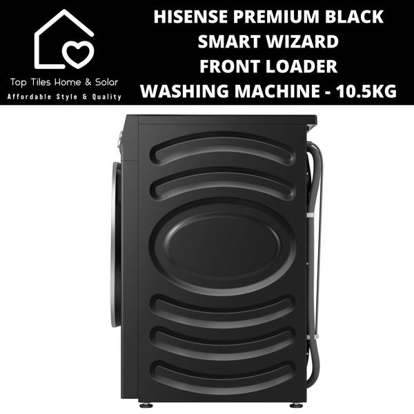 Hisense Premium Black Smart Front Loader Washing Machine - 10.5kg