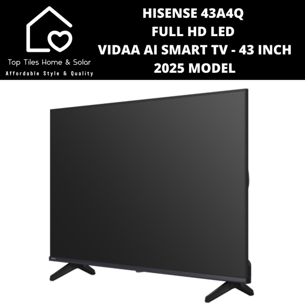 Hisense 43A4Q Full HD LED Vidaa Smart TV - 43 Inch