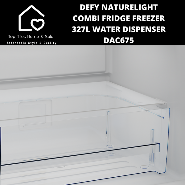 Defy NatureLight Combi Fridge Freezer - 327L Water Dispenser DAC675