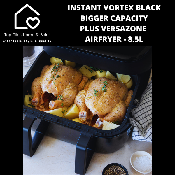 Instant Vortex Black Bigger Capacity Plus VersaZone  Airfryer - 8.5L