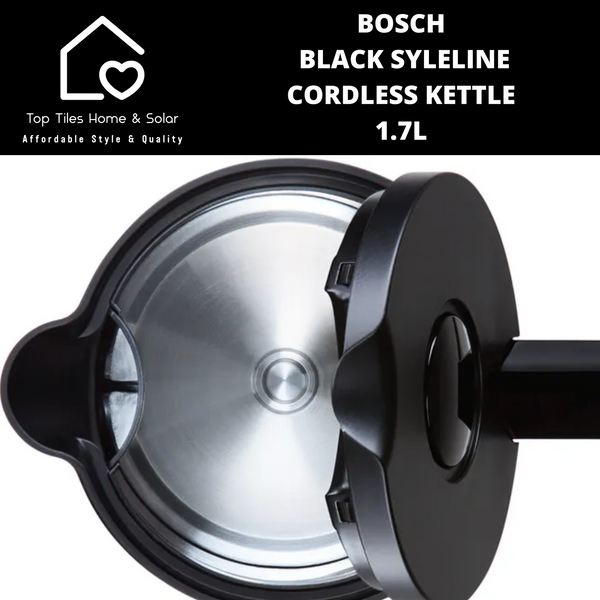 Bosch Black SyleLine Cordless Kettle - 1.7L