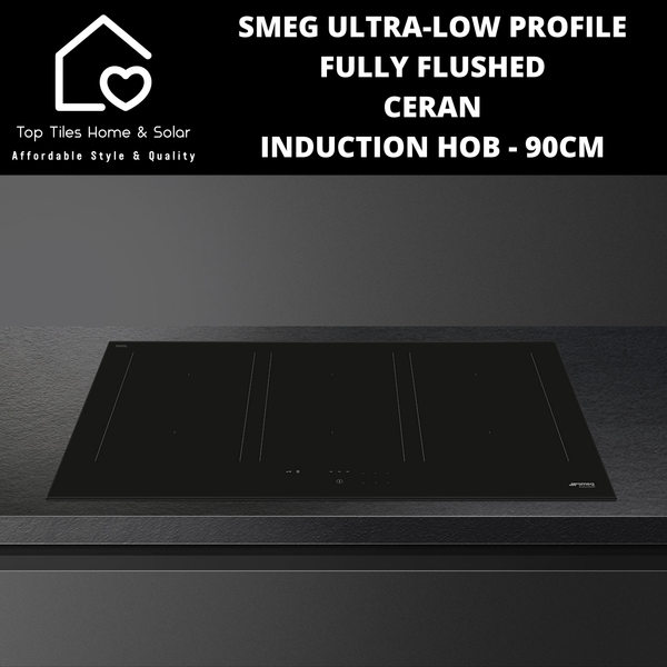 Smeg Ultra-Low Profile Fully Flushed Ceran Induction Hob - 90cm