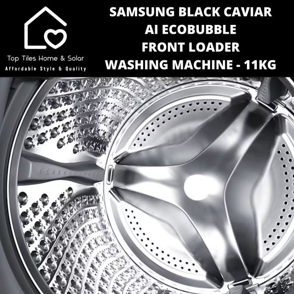 Samsung Black Caviar AI EcoBubble Front Loader Washing Machine - 11kg