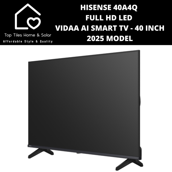 Hisense 40A4Q Full HD LED Vidaa Smart TV - 40 Inch