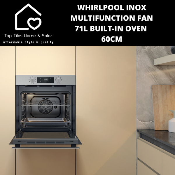 Whirlpool Inox Multifunction Fan - 71L Built-In Oven - 60cm