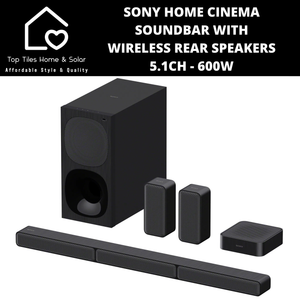 Sony Home Cinema Soundbar with Wireless Rear Speakers 5.1CH - 600W