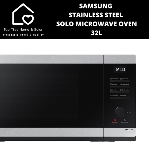 Samsung Stainless Steel Solo Microwave Oven - 32L