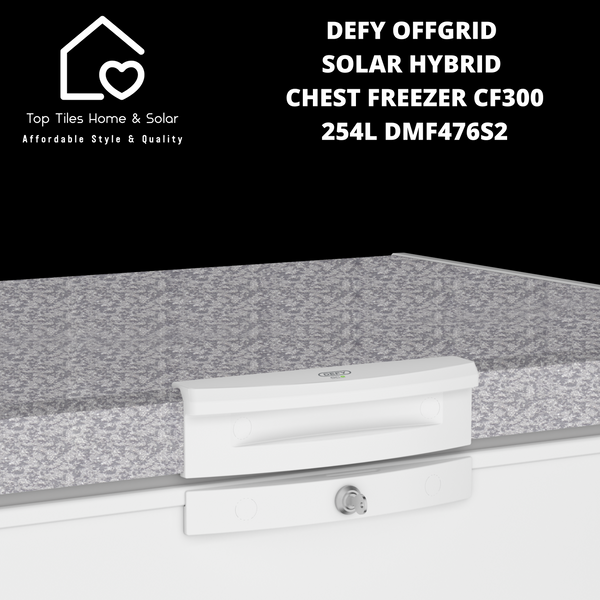 Defy Offgrid Solar Hybrid Chest Freezer CF300 - 254L DMF476S2