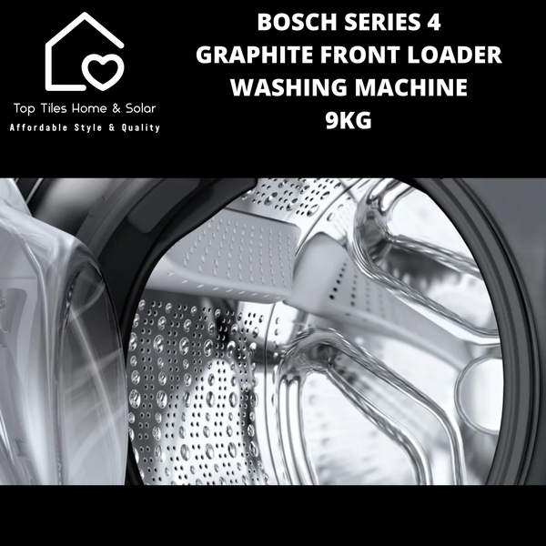 Bosch Series 4 - Graphite Front Loader Washing Machine - 9kg