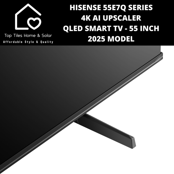 Hisense 55E7Q Series Quantum Dot 4K QLED Smart TV - 55 Inch 2025 MODEL