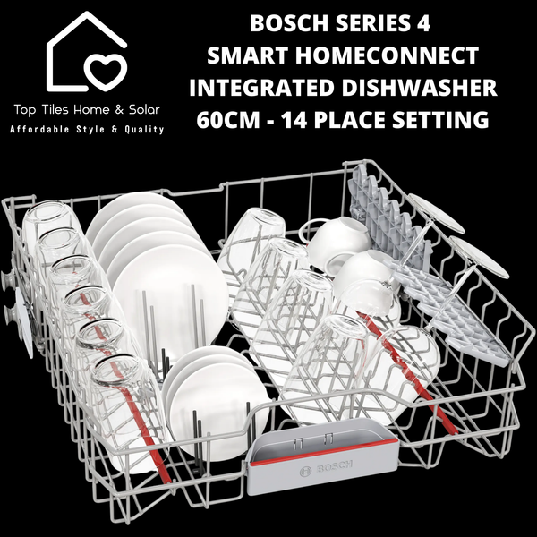 Bosch Series 4 - Smart Integrated Dishwasher - 60cm - 14 Place Setting