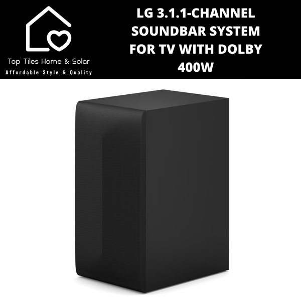 LG 3.1.1-Channel Soundbar System For TV with Dolby- 400W