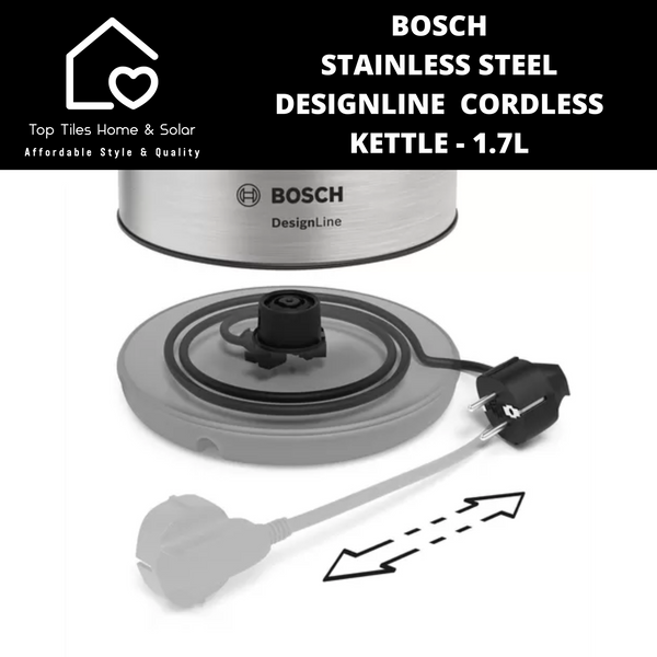 Bosch Stainless Steel DesignLine  Cordless Kettle - 1.7L