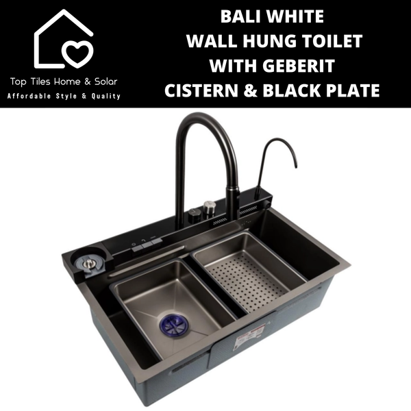 Waterfall Stainless Multifunction Kitchen Sink Set - 750 x 460mm