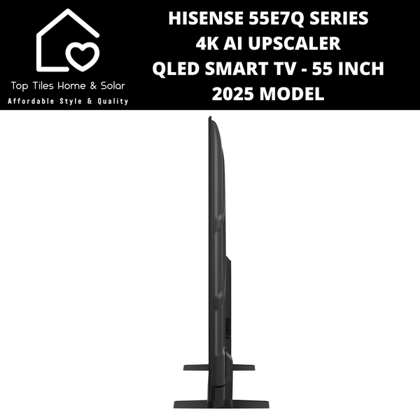 Hisense 55E7Q Series Quantum Dot 4K QLED Smart TV - 55 Inch 2025 MODEL