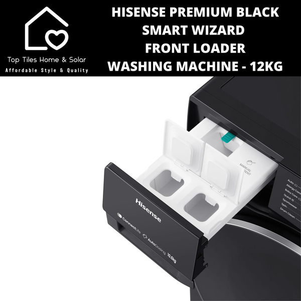Hisense Premium Black Smart Front Loader Washing Machine - 12kg
