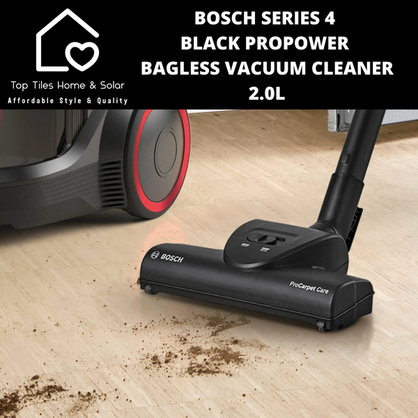 Bosch Series 4 - Black ProPower Bagless Vacuum Cleaner - 2.0L