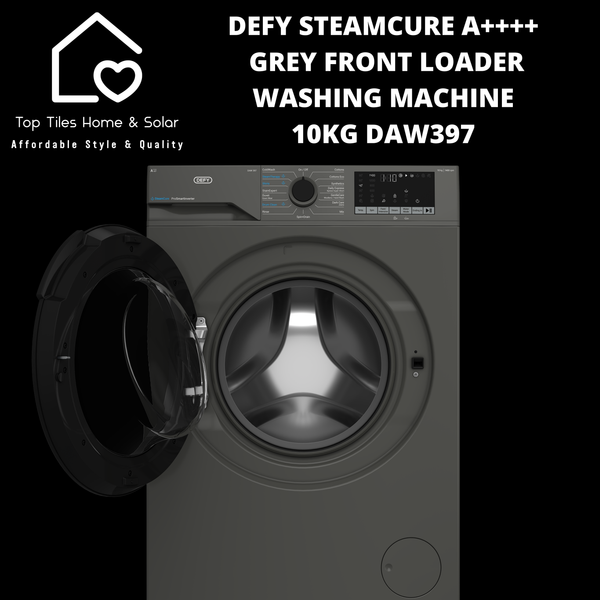 Defy SteamCure A+++ Grey Front Loader Washing Machine - 10kg DAW397