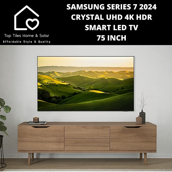 Samsung Series 7 2024 - Crystal UHD 4K HDR Smart LED TV - 75 Inch