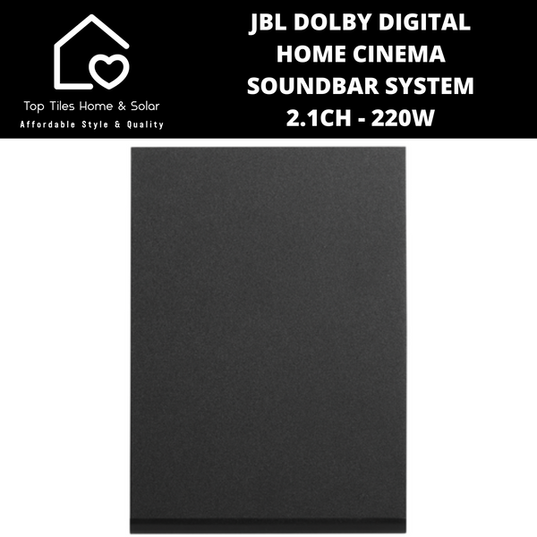 JBL Dolby Digital Home Cinema Soundbar System 2.1CH - 220W