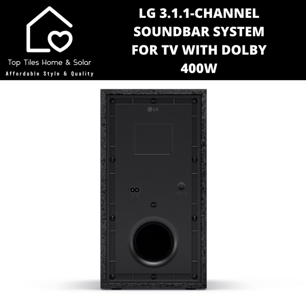 LG 3.1.1-Channel Soundbar System For TV with Dolby- 400W
